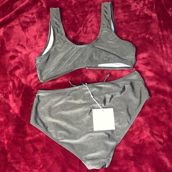 NWT Missguided 2-Piece Tie Front Bikini Set - Picture 3 of 4